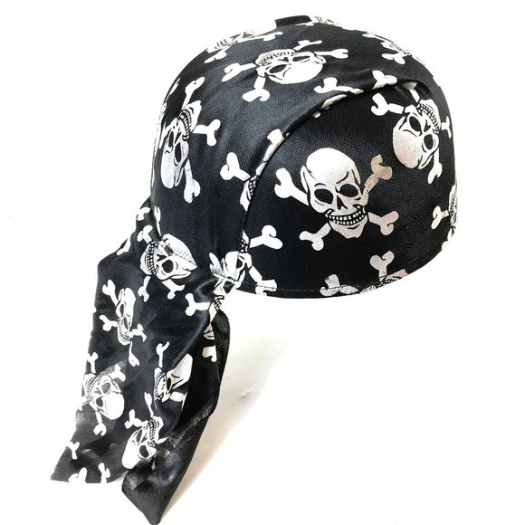 Pirate Faux Head Wrap Cap Hat NWOT - Picture 1 of 11